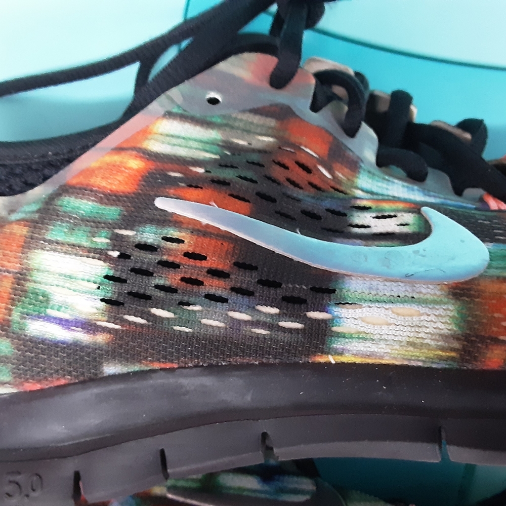 Nike Free Flyknit 5.0 Women's Multi Colored Sneakers Size 7 - Picture 6 of 16